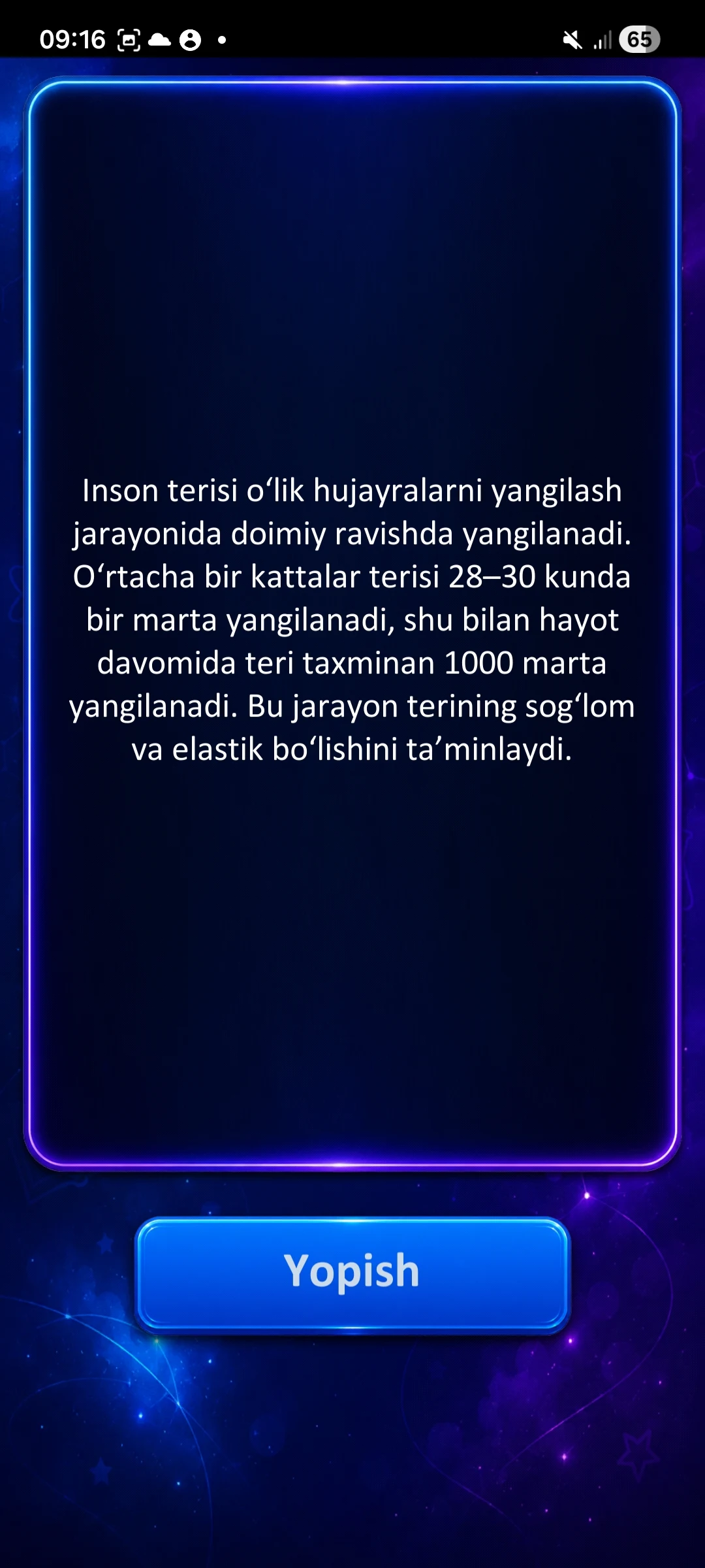 HA yoki YO'Q screenshot